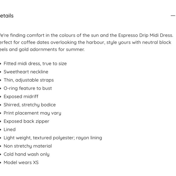 Fortunate One Espresso Drip Midi Dress - Picture 8 of 8